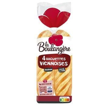 Baguette La Boulangère Viennoise fendue 340g