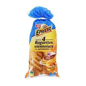 Baguettes viennoises Epi d'or x4 - 340g