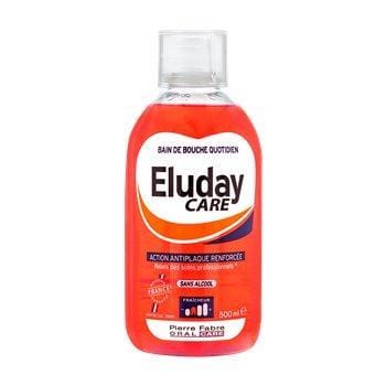 Bain de bouche Eluday Care action antiplaque - 500ml