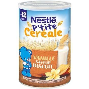 Nestle P'tite Cereale Vanille Saveur Biscuit 12 Mois 400g