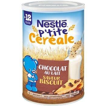 Nestle P'tite Cereale Chocolat Lait Saveur Biscuit 400g