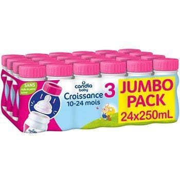 Candia Baby Croissance Lait 10-24 Mois Jumbo Pack 24x25cl