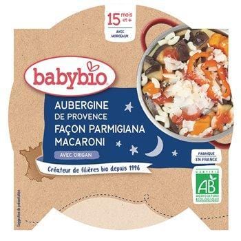 Babybio Aubergine de Provence Parmigiana Macaroni 260g