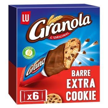 Granola Barre Extra Cookies (x6) 168g