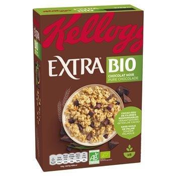 Kellogg's Extra Bio Chocolat Noir 375g