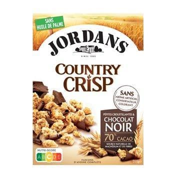 Jordans Country Crisp Chocolat Noir Bio 400g