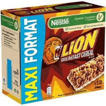 Barres de cereales Lion 12x25g