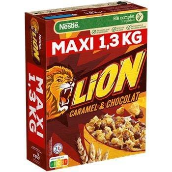 Nestle Lion Cereales Caramel et Chocolat 1.3kg