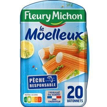 Bâtonnets surimi Fleury Michon A la moutarde de Dijon - 720g