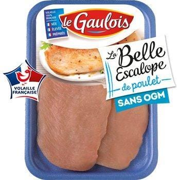 Le Gaulois Belle Escalope de Poulet Sans OGM 240g
