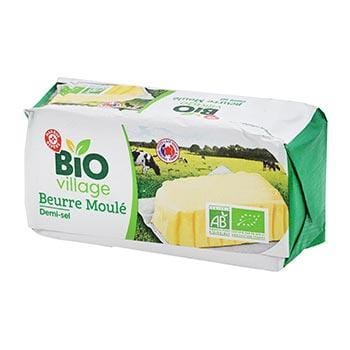 Beurre Bio Village Demi-sel - 80% MG - 250g