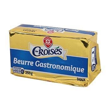 Beurre Les Croisés Doux - 82% MG - 250g