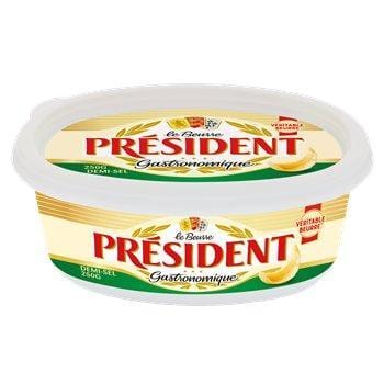 Beurre demi-sel 80% MG 250 g President