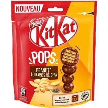 Billes Kitkat pops Peanut &amp; graines chia - 200g