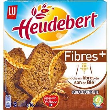 Biscottes Heudebert Fibres + - 280g