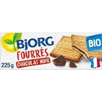 Biscuits Bjorg Fourrés Chocolat noir bio 225g