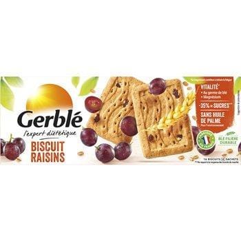 Biscuits diététiques Gerblé Raisins - 270g