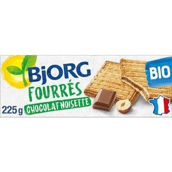 Biscuits fourrés Bio Bjorg  Chocolat noisette - 225g