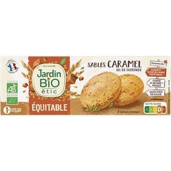 Biscuits sablés Jardin Bio Caramel au sel de guérande 150g