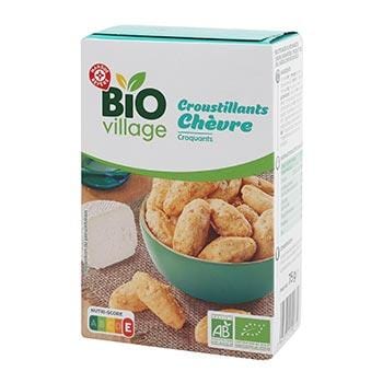 Biscuits salés Bio Village Chèvre - 75g