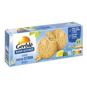 Biscuits sans sucres Gerblé Sablé citron - 132g
