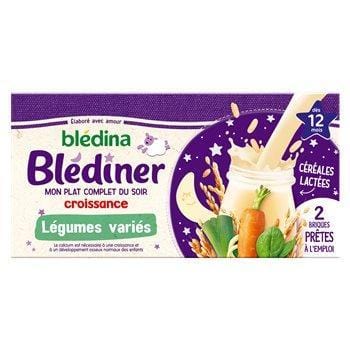 Blédina Blediner Croisance Legumes Variés 2x250ml