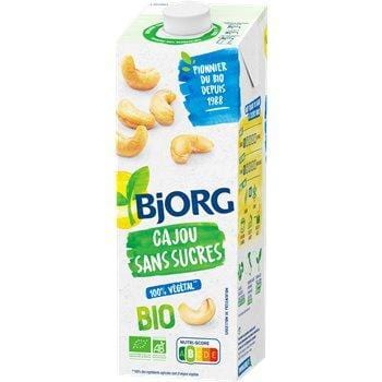Boisson cajou Bio Bjorg Sans sucre - 1L