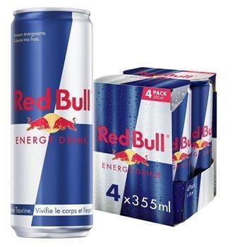 Boisson énergisante Red Bull Canette - 4x355ml