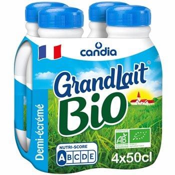 Candia Grandlait Bio 4x50cl