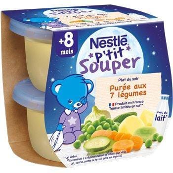 Nestle Ptit Souper Puree aux 7 Legumes 2x200g
