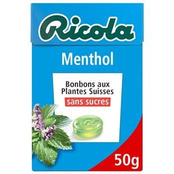 Bonbon menthol Ricola  Sans sucres - 50g