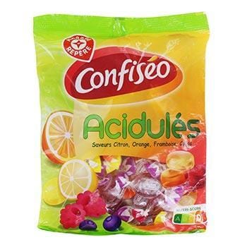 Bonbons Confiséo Acidulés fruits 400g