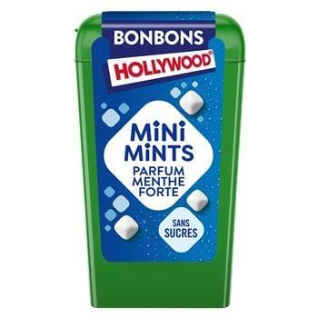 Bonbons Hollywood Mini mints menthe forte - 12.5g