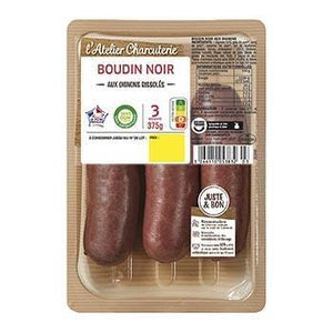 Black pudding onions 375g