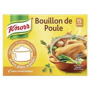 Bouillon de poule Knorr 15 tablettes - 150g