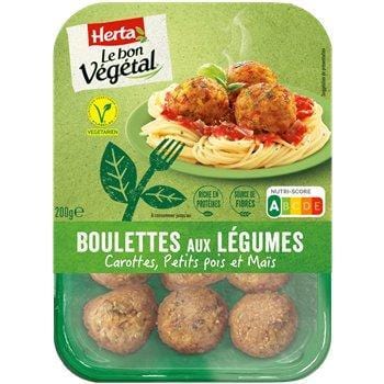 Boulettes de Legumes Herta Le Bon Végétal - 200g