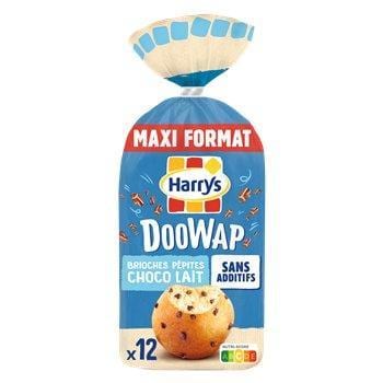 Brioche Doowap sans additif Pépites Choco lait - x12 - 480g