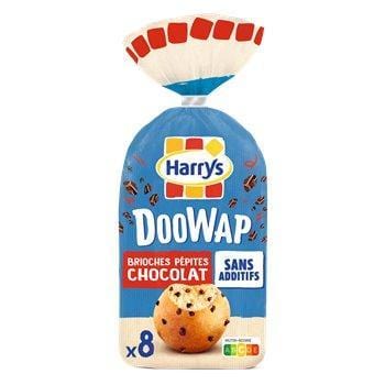 Brioche Doowap sans additif Pépites de chocolat - x8 - 320g