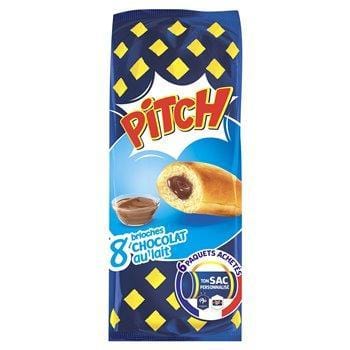 Brioche Pitch Chocolat au lait x8 310g