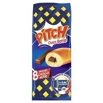 Brioches Pitch Choco barre noir x8-  310g