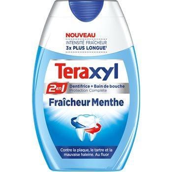 Teraxyl Dentifrice 2en1 Fraicheur Menthe 75ml