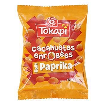 Cacahuètes enrobées Tokapi Paprika - 150g