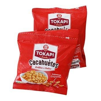 Cacahuètes grillées Tokapi salées 3x120g