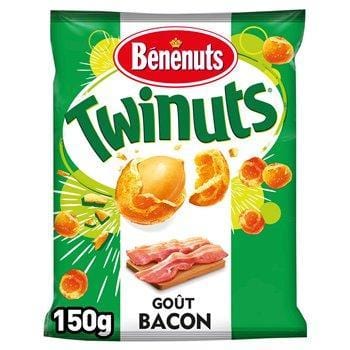 Cacahuètes Twinuts Benenuts Bacon - 150g