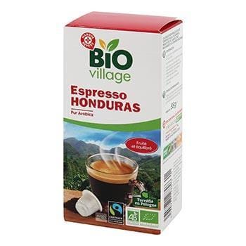 Café capsules Bio Village Espresso Honduras bio x10 - 55g