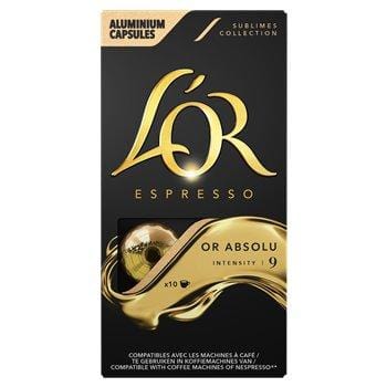 Café Capsules L'Or Espresso Or Absolu - x10 capsules - 52g