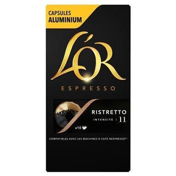 Café Capsules L'Or Espresso  Ristretto n°11 - x10 - 52g
