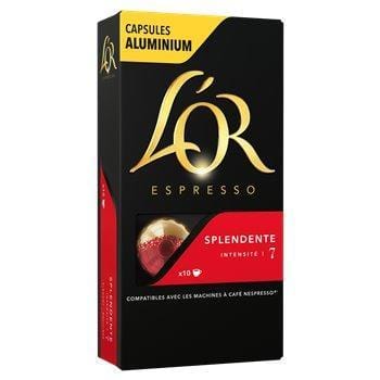 Café Capsules L'Or Espresso Splendente n°7 - x10 - 52g