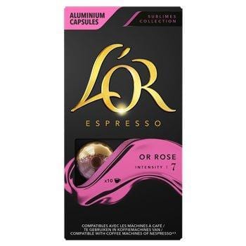 Café capsules L'Or Espresso sublime rosé x10 52g