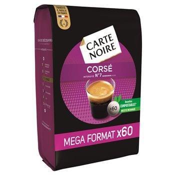 Café carte noire  Corse N7 - 60 dosettes - 420g